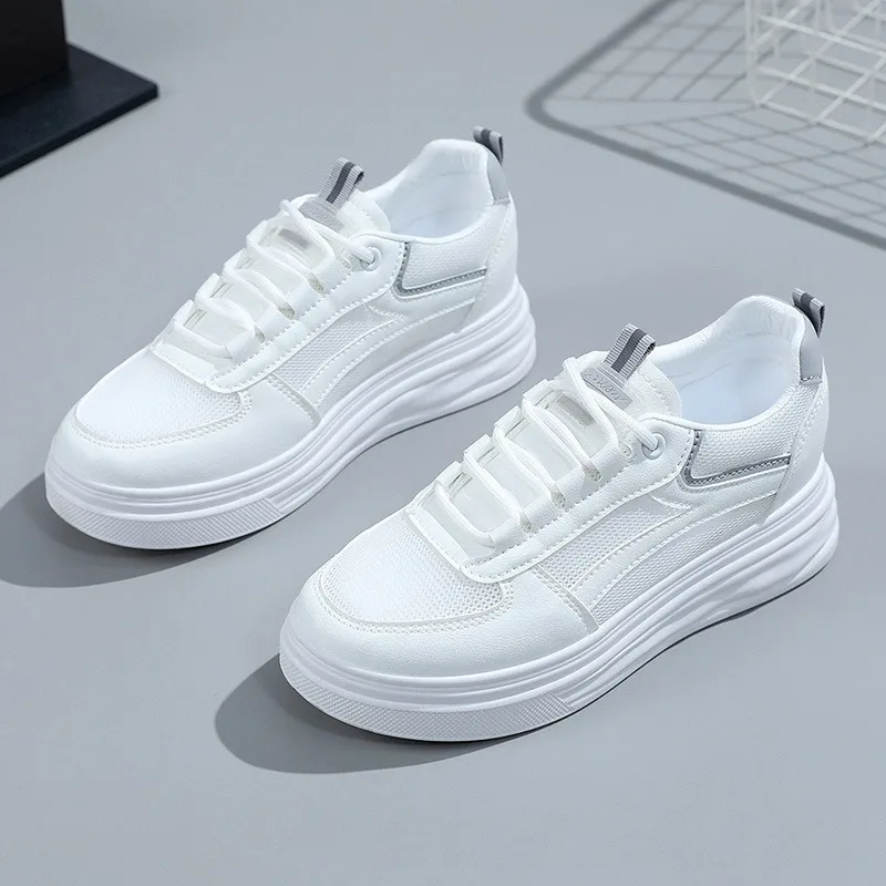 Chaussures de tennis en maille respirante pour femmes, baskets d'extérieur décontractées - image de produit 1