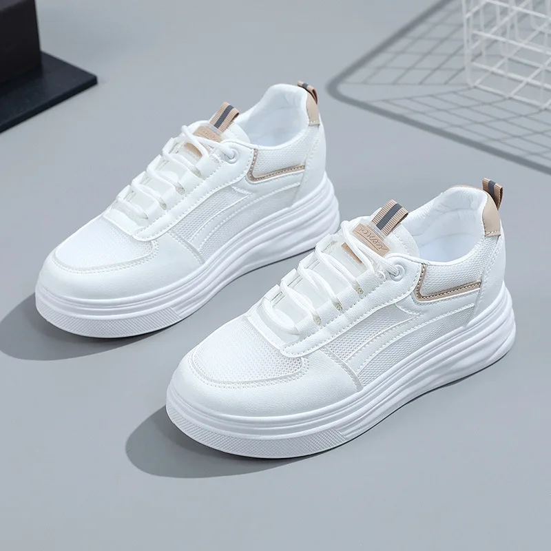 Chaussures de tennis en maille respirante pour femmes, baskets d'extérieur décontractées - image de produit 8