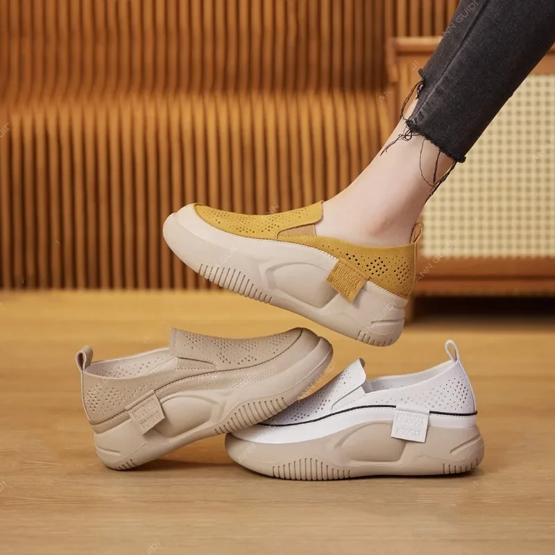 Mocassins Femme Plateforme Souple, Mode Décontractée - image de produit 0