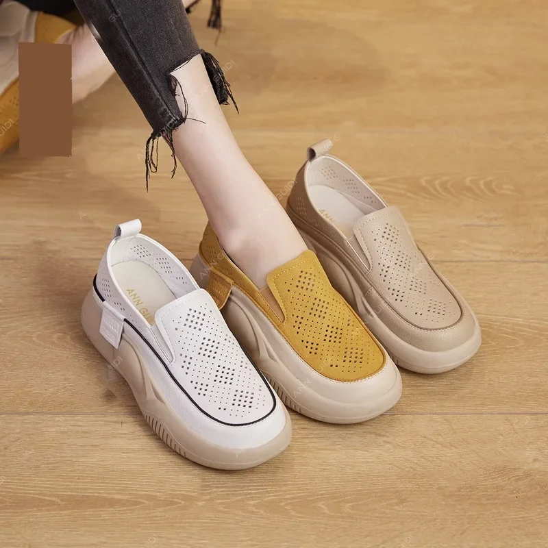 Mocassins Femme Plateforme Souple, Mode Décontractée - image de produit 1