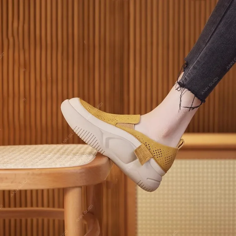 Mocassins Femme Plateforme Souple, Mode Décontractée - image de produit 7