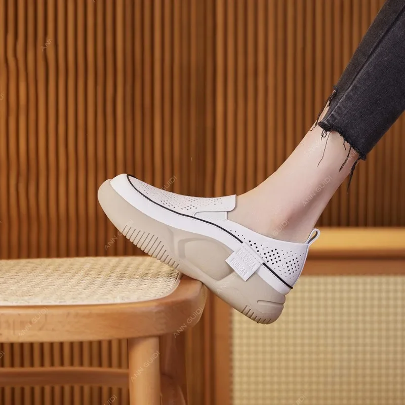 Mocassins Femme Plateforme Souple, Mode Décontractée - image de produit 6