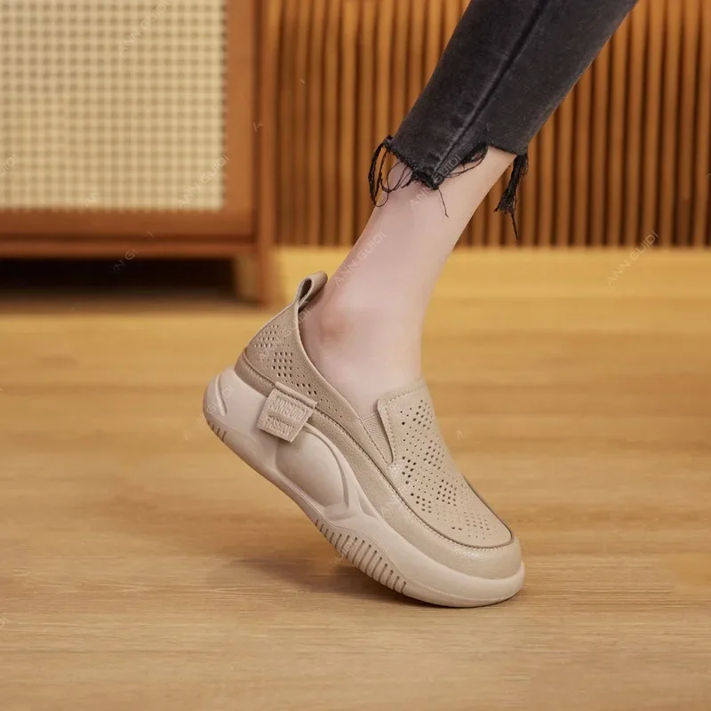 Mocassins Femme Plateforme Souple, Mode Décontractée - image de produit 4