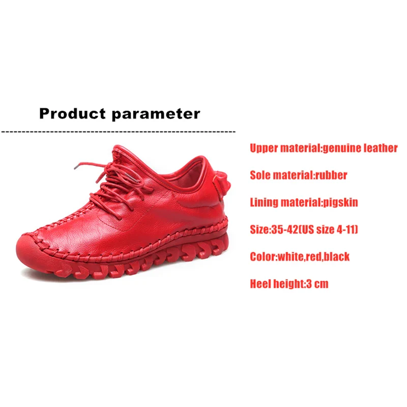 Mocassins en cuir pour femme respirants - Taille 41/42 - image de produit 4